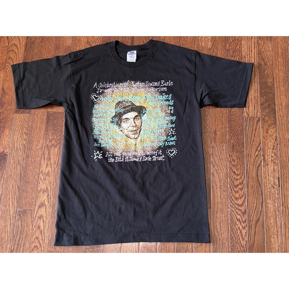 Justin Townes Earle Memorial Celebration Tshirt Medium Steve Earle Jason Isbell